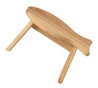 Kichvoe Tabouret pour Garçon et Filles en Bois Massif, Petit Marchepied Compact Forme Poisson, Repose-Pieds Pratique pour Salle de Bain et Chambre, Meuble Décoratif Robuste pour Usage