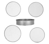 Kichvoe Tamis à Terre de Jardin en Acier Inoxydable, Tamis Fin | Grille Précise, Léger et Compact, Maniable D’une Main, pour Sable, Gravier, Semis et Potager