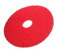 Kichvoe Tampon de Nettoyage Rouge 43 Cm pour Machine à Laver les Sols, Patin de Polissage Compatible Parquet et Carrelage, Lingette de Nettoyage Industrielle et Solide