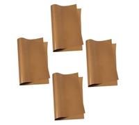 Kichvoe Tapis de Cuisson Antiadhésif en Tissu Synthétique Résistant la Chaleur 4 Pièces Réutilisables pour Four et Pâtisserie, Peut être Découpé Selon Besoin