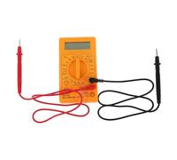 Kichvoe Testeur de Voltmètre Numérique Abs Affichage Symbole Basse Tension et Protection Surcharge, Multimètre Portatif Buzzer pour Électriciens, Alimentation Pile 9v 6f22, Usage