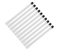 Kichvoe Tige D'extension de Valve de Pneu Lot de 10 Pièces en Plastique Blanc et Compatibilité Polyvalente 125mm Inflation Facile les Kits D'outils Atv