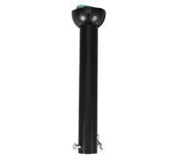 Kichvoe Tige Suspendre pour Ventilateur de Plafond, Boule Noire 1 Pouce Od | Métal, Construction Intégrée sans Filetage, Goupille Incluse, pour Plafonnier et Rénovation, Finition Mate