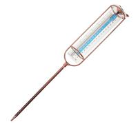Kichvoe Tube de Remplacement Utilisation Extérieure Élégante et Fonctionnelle pour Pluviomètre en Verre Gradué, Mesure Précise de Pluie pour Jardin et Patio