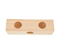 Kichvoe Tunnel en Bois Labyrinthe pour Hamster Design Naturel et Solide, pour l'exercice des Petits Animaux Cage Hamster