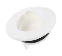 Kichvoe Vanne de Vidange en Nylon Blanc Étanche pour Bateau et Canot, Protection D'étanchéité Solide, Accessoire pour Nautisme et Kayak