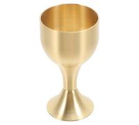 Kichvoe Verre À Vin En Laiton Coupe De Communion Calice À Vin Coupe Du Saint Graal Coupe D'Autel Gobelet Médiéval Coupe D'Église Gobelet Coupe À Vin Calice Pentagramme Verres À Cocktail