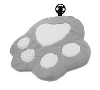 Kichvoe Voiture Hiver Siège Forme de Chat Patte de Coussin en Temps Peluche Confortable et Antidérapant pour Froid Auto