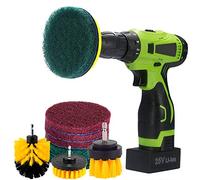 Kichwit Kit de Nettoyage pour perceuse de 10,2 cm, Petite Brosse de 5,1 cm, Outil de Nettoyage Domestique Robuste (perceuse Non Incluse)