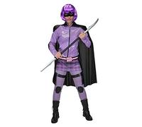 Kick Ass Costume, Womens Hit Girl Superhero Outfit, Small, BUST 37", WAIST 30"
