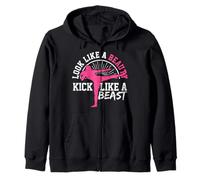 Kick Boxing - Arts Martiaux Karaté Fille MMA Cadeau Sweat à Capuche
