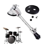 Kick Drum Leg - Instrument Drum Feet Floor Spurs Legs Stable Support Hardware, Heavy Duty Zinc Alloy Build + Anti Slip Rubber Base | Adjustable Height System - For Beginners & Professionals