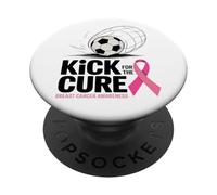 Kick for The Cure Sensibilisation au Cancer du Sein PopSockets PopGrip Adhésif