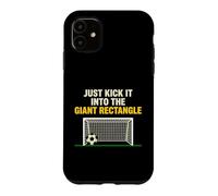 Kick It in The Giant Rectangle Joueur de Football Coque pour iPhone 11