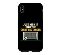 Kick It in The Giant Rectangle Joueur de Football Coque pour iPhone XS Max
