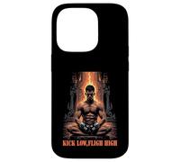 Kick Low Flight High Muay Thai MMA Warrior Coque pour iPhone 14 Pro