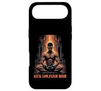 Kick Low Flight High Muay Thai MMA Warrior Coque pour iPhone Air