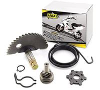 Kick starter Pignon de réparation kick-starter à ressort compatible avec les moteurs compatible avec 12,5 mm (50 cm3) // Speedfight 1 + 2