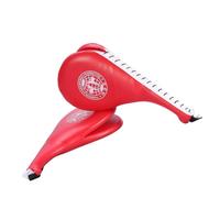 Kick Target Pad Taekwondo Double Kick Pad PU Kicking Targets Training Paddles pour Kickboxing Karaté Training Rouge 2PCS