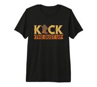 Kick The Dust Line Dance Lover Western Dancer Line Dancing T-Shirt Haut de Gamme