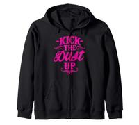 Kick The Dust Up Country Western Rose Sweat à Capuche