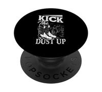 Kick The Dust Up Cowboy PopSockets PopGrip Adhésif
