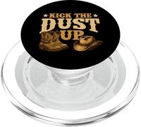 Kick The Dust Up - Cowboy Western Cowpoke Country PopSockets PopGrip pour MagSafe