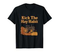 Kick The Hay Habit Vintage Tracteur agricole graphique T-Shirt