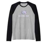 Kick Twist Flip Dance Moves Passionné de chorégraphie Manche Raglan