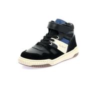 Kick92, Sneakers Hautes Garçon, Noir Bleu, 29