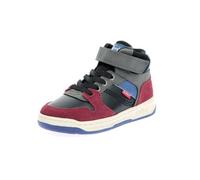 Kickado, Sneakers Hautes Mixte, Noir Bordeaux Bleu, 24