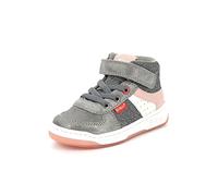 Kickalien, Sneakers Hautes Fille, Gris Rose Argent, 24