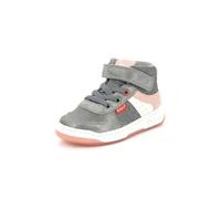 Kickalien, Sneakers Hautes Fille, Gris Rose Argent, 31