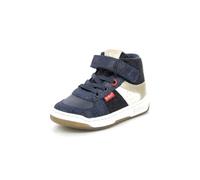 Kickalien, Sneakers Hautes Fille, Marine Or, 24