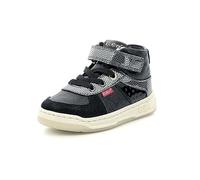 Kickalien, Sneakers Hautes Fille, Noir Brillant, 21