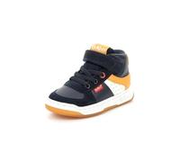 Kickalien, Sneakers Hautes Garçon, Marine Blanc Orange, 32