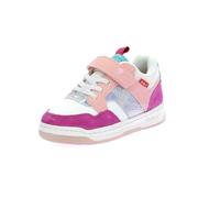 Kickarting, Baskets Basses Fille, Blanc Fuchsia Rose, 29