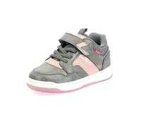 Kickarting, Sneakers Basses Fille, Gris Rose Argent, 30