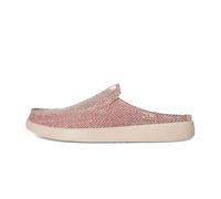 Kickback Barbeach Mules en Canvas pour Homme - Mocassins Slip-on d’Été Décontractés avec Semelle Antidérapante et Semelle Intérieure Doublée Cuir - Plage, Voyage et Usage Quotidien - Red Oat, EU 41