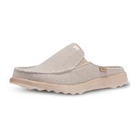 Kickback Chaise 2.0 Woven Canvas - Chaussures pour Hommes Off White - Légères en Toile - Mocassins à Enfiler ou à Glisser - Taille EU41