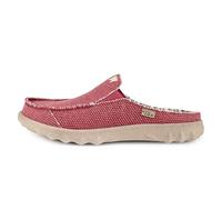 Kickback Chaise Classic Mules sans Dos en Toile pour Homme - Sabots Slip-on Légers et Décontractés avec Semelle Antidérapante - Chaussures d’Été Confortables pour Plage & Voyage - Red, EU 46