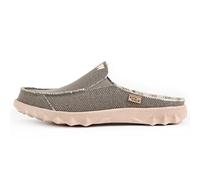 Kickback Chaise Classic Mules sans Dos en Toile pour Homme - Sabots Slip-on Légers et Décontractés avec Semelle Antidérapante - Chaussures d’Été Confortables pour Plage & Voyage - Bruno Brown, EU 41