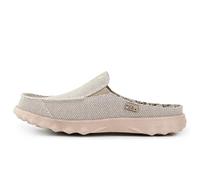 Kickback Chaise Classic Mules sans Dos en Toile pour Homme - Sabots Slip-on Légers et Décontractés avec Semelle Antidérapante - Chaussures d’Été Confortables pour Plage & Voyage - Blanc Cassé, EU 45
