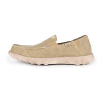 Kickback Couch Classic Mocassins Slip-on en Toile pour Homme - Chaussures Décontractées pour l’Été, la Plage et Les Voyages avec Semelle Antidérapante et Confort Toute la Journée - Nut, EU 42