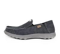 Kickback Couch Classic Mocassins Slip-on en Toile pour Homme - Chaussures Décontractées pour l’Été, la Plage et Les Voyages avec Semelle Antidérapante et Confort Toute la Journée - Dark Navy, EU 43
