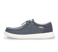 Kickback Haven Mocassins Slip-on Style Sneakers pour Homme en Mesh Extensible - Chaussures Décontractées avec Lacets Élastiques Ajustables - Confort Quotidien pour l’Été - Blue, EU 43