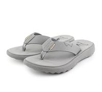 Kickback Koloa Tongs - Tongs pour hommes et femmes - Look décontracté et confort toute la journée - Chaussures d'été casual - Gris - EU 43