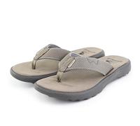 Kickback Koloa Tongs - Tongs pour hommes et femmes - Look décontracté et confort toute la journée - Chaussures d'été casual - Marron anthracite - EU 41