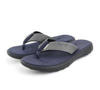 Kickback Koloa Tongs - Tongs pour hommes et femmes - Look décontracté et confort toute la journée - Chaussures d'été casual - Bleu marine et noir - EU 46