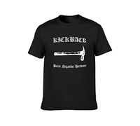 Kickback Paris Negative Hardcore Hammer Violence Nietzsche Hatred Not Your Men's T-Shirt Unisex Black Men Tees M